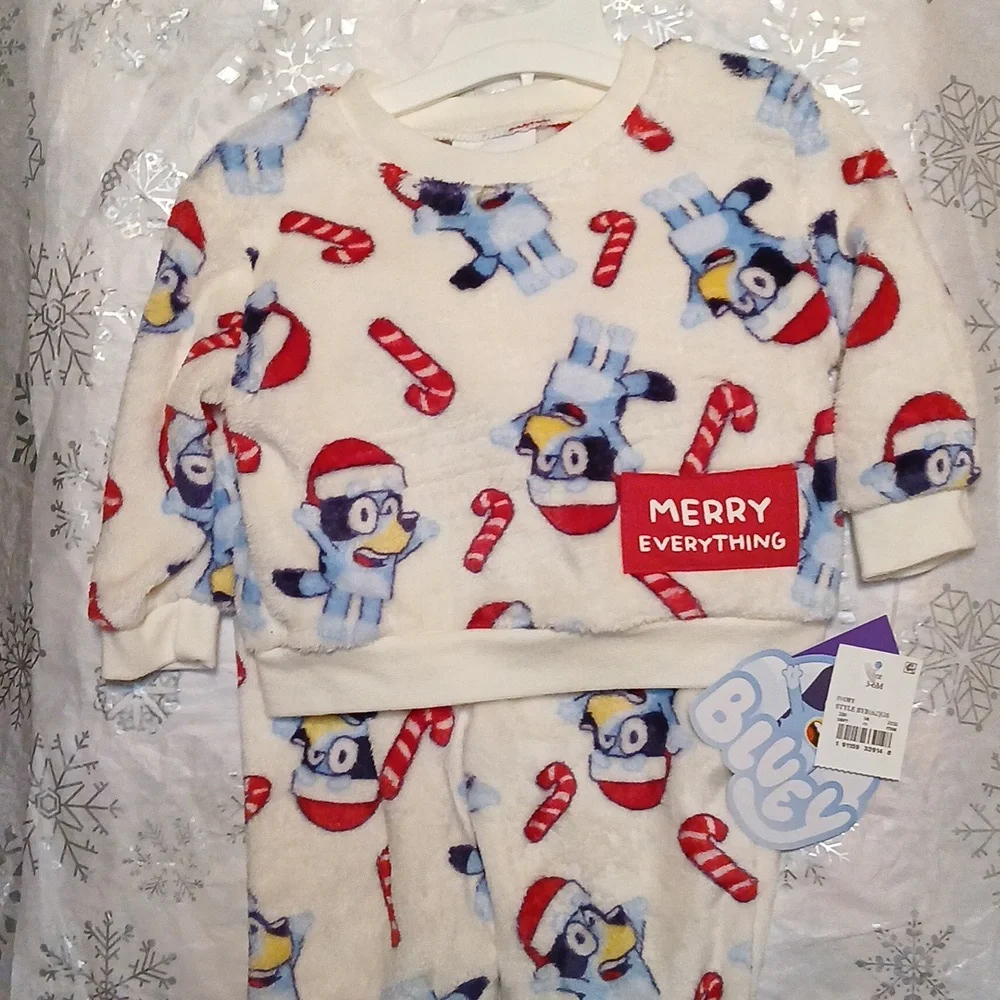 Bluey Christmas Childrens PJ Set